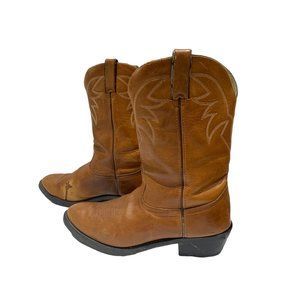 VTG MENS DURANGO COWBOY BROWN BOOTS SIZE 11 D